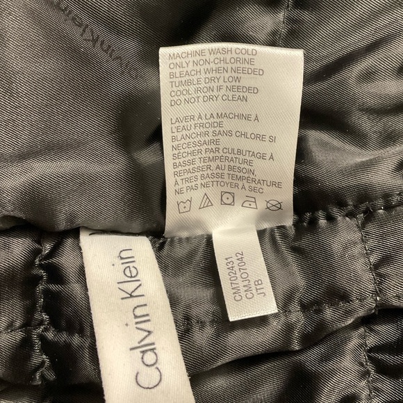 Calvin Klein Black Classic Ripstop Bomber Jacket Men’s S - Picture 9 of 10